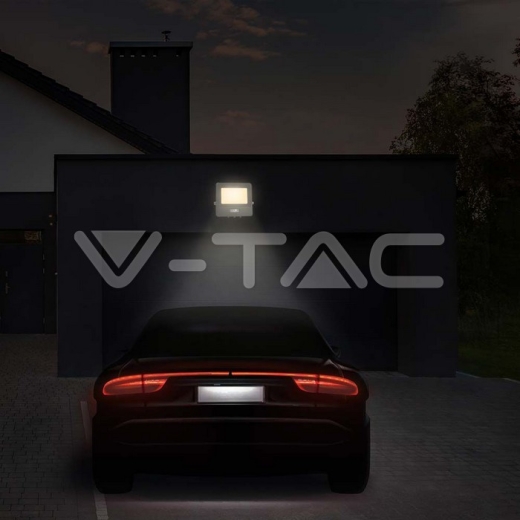 Proyector LED 50W PIR Sensor SAMSUNG Chip Cuerpo Blanco4000K - 11