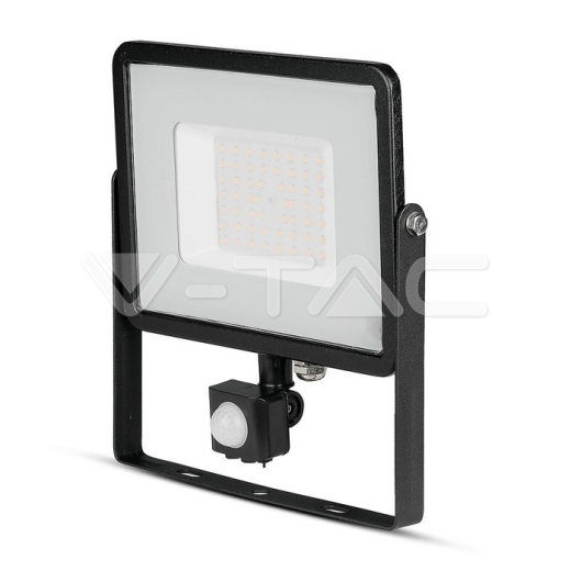 Proyector de LED 50W SAMSUNG Chip con sensor cuerpo negro 6400K - 2