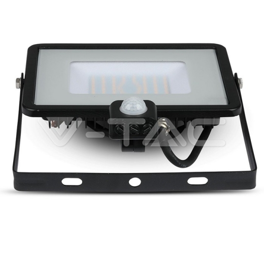 50W LED Sensor Floodlight SAMSUNG Chip Cut-OFF Function Black Body 3000K - 5