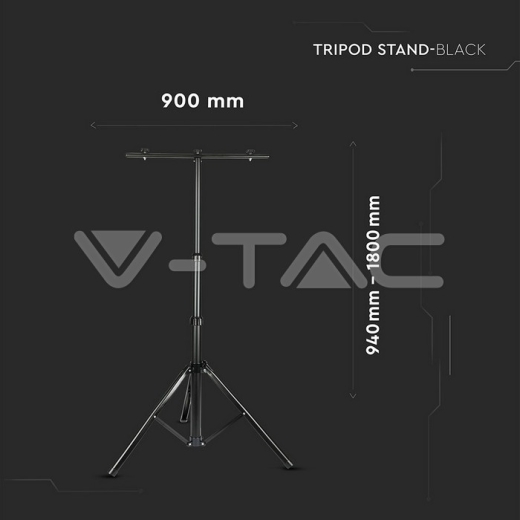 Tripod para Proyectores Negro - 10