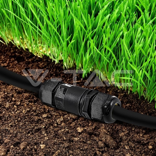 Conector negro IP68 5-9mm - 6