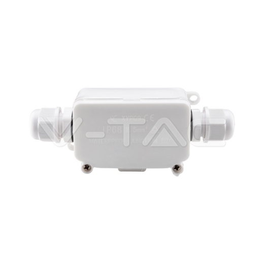 Caja Impermeable con Terminal de bloqueo Blanco - 1