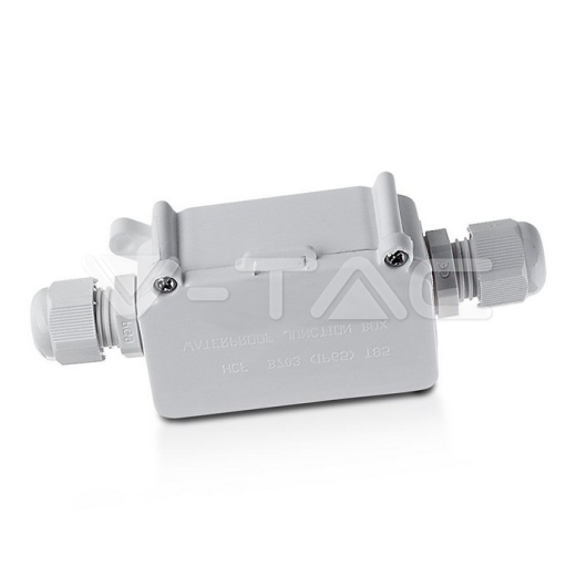 Caja Impermeable con Terminal de bloqueo Blanco - 3