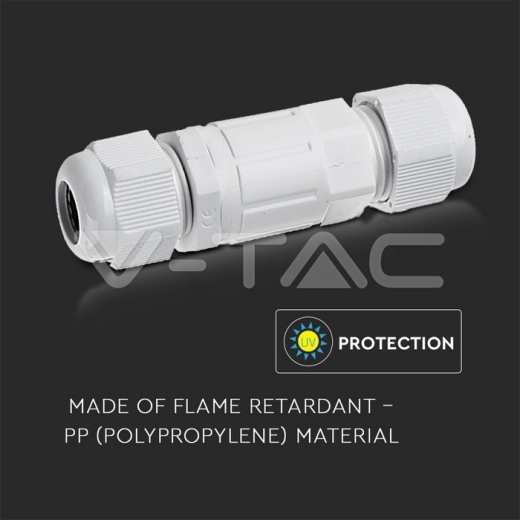 Caja Impermeable con Conector Blanco - 5