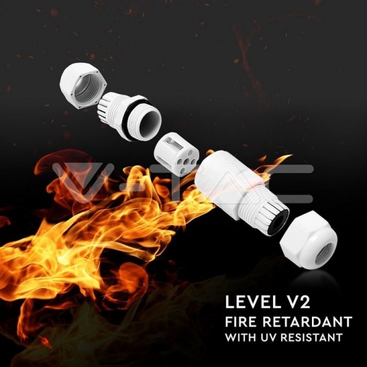 Caja terminal electrico cuerpo blanco 5-9mm IP68 - 3