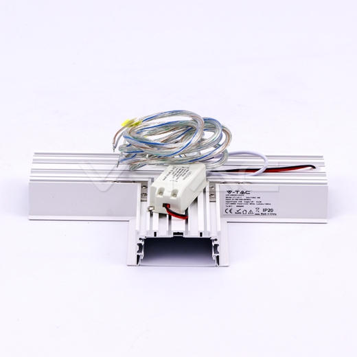 14W T Conector bajo de suspensión Cuerpo blanco 4000K - 2