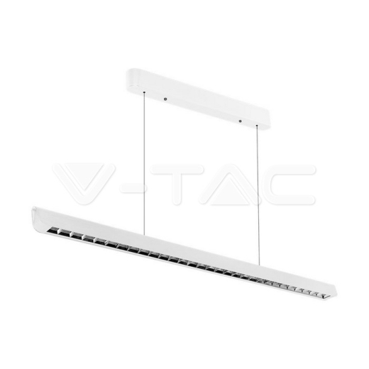 Luz de suspensión colgante lineal LED de 36 W tipo CCT: 3 en 1 Blanco - 1