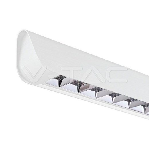 Luz de suspensión colgante lineal LED de 36 W tipo CCT: 3 en 1 Blanco - 2