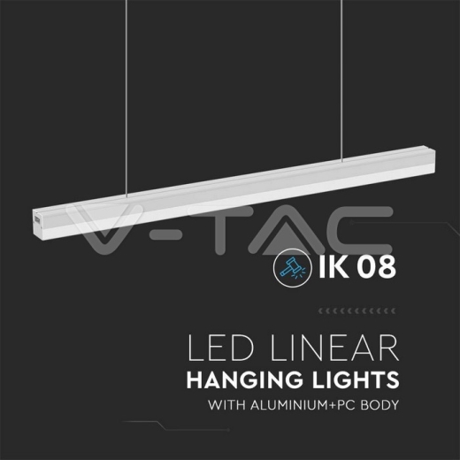 Foco Lineal LED 40W Cuerpo Blanco 4000K - 2