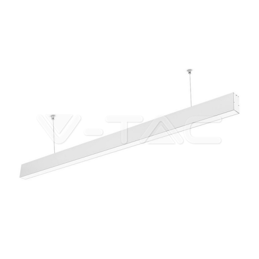 LED Linear Light SAMSUNG Chip 40W Hanging Suspension White Body 4000K 1200x35x67mm - 3