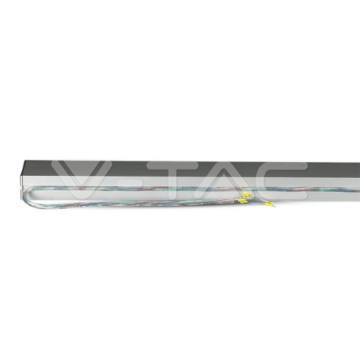 LED Linear Light SAMSUNG Chip 40W Hanging Suspension Silver Body 6400K - 4