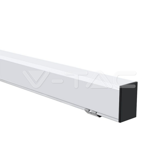 LED Linear Light SAMSUNG Chip 40W Hanging Suspension White Body 4000K 1200x50x65mm - 1