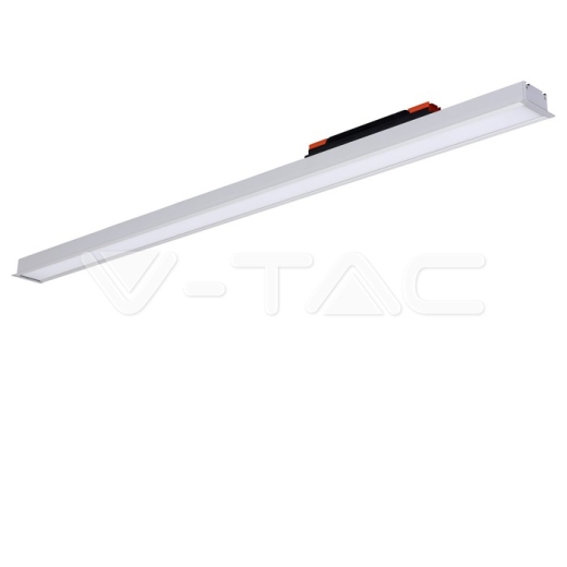 LED Linear Light SAMSUNG Chip 40W Recessed Silver Body 6400K - 3