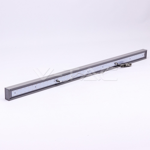 LED Linear Light SAMSUNG Chip 60W Hanging Silver Body 4000K - 5
