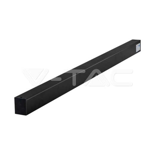 Lámpara LED Lineal 40W SAMSUNG Chip montaje de superficie cuerpo negro 6400K - 6