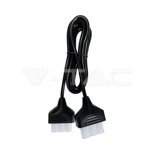 Cable De Alimentación Con 2 Enchufes Negro 2m 3x0,75mm² - 1
