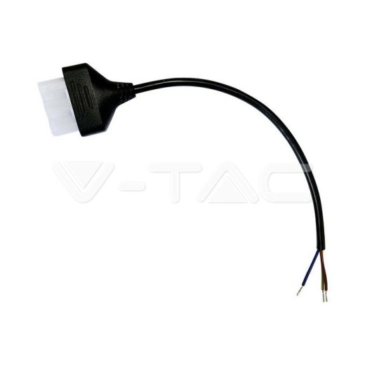 Cable de alimentación negro 0,3m 3x0,75mm² - 1