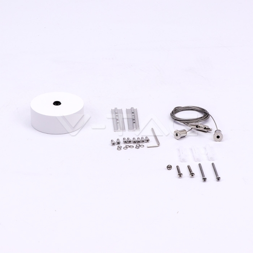 Luminarias lineales para montaje suspendido 60W LED - SAMSUNG Chip enlazables cuerpo blanco 4000K - 5