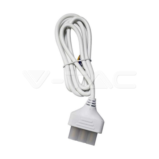Cable de alimentación Blanco 1,5m 3x0,75mm² - 1