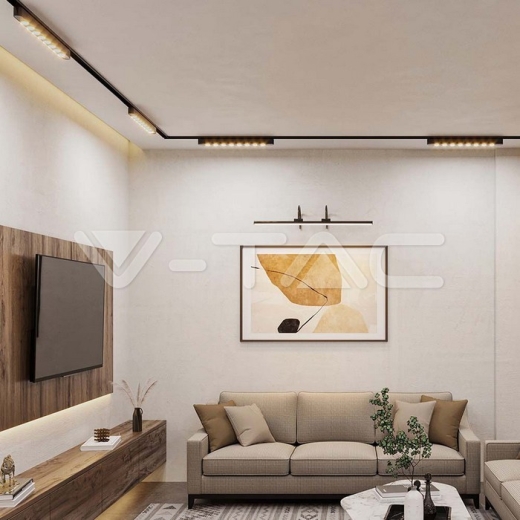 Foco Lineal Magnético LED 12W 6400K Cuerpo Negro - 9