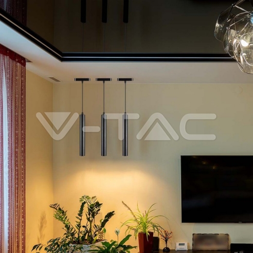 Lámpara Colgante Magnética LED 15W 4000K Cuerpo Negro - 7