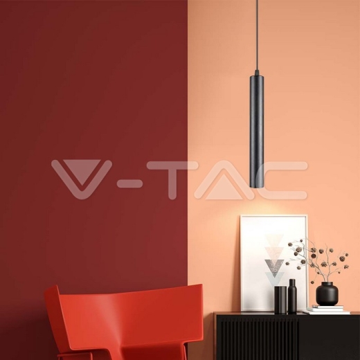 Lámpara Colgante Magnética LED 15W 6400K Cuerpo Negro - 8