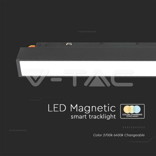 Foco Carril LED SMART Magnético 20W Cuerpo Negro 3 en 1 - 2