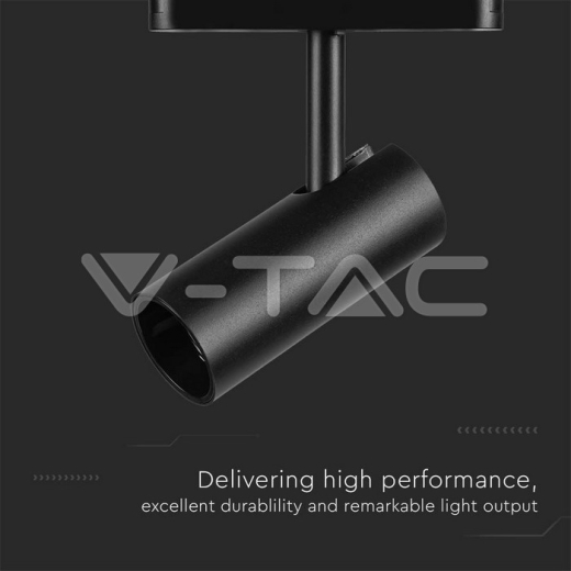 Foco de Carril Magnético LED 20W 6400K Cuerpo Negro - 2