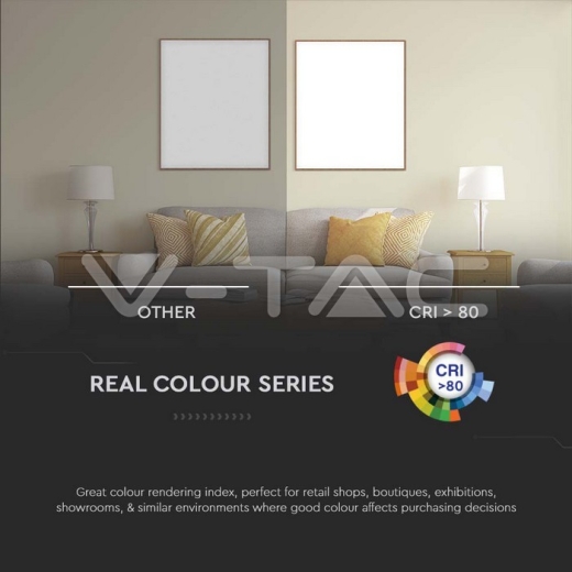 25W LED Magnetic Linear Light L Shape 3000K Black Body - 4