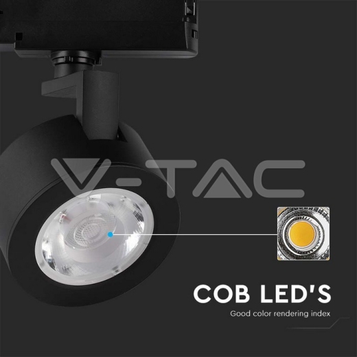30W LED Track Light Black Body 3IN1 - 2