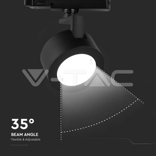30W LED Track Light Black Body 3IN1 - 3