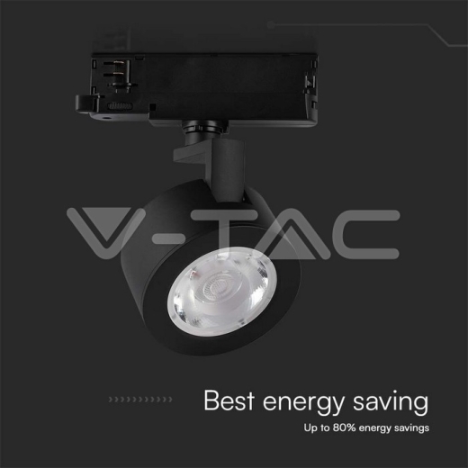 30W LED Track Light Black Body 3IN1 - 4