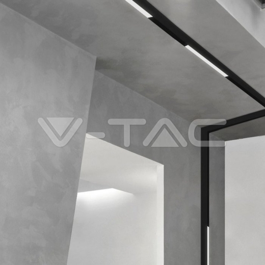 30W LED Magnetic SMD Linear Light Black IP20 24V 4000K - 13