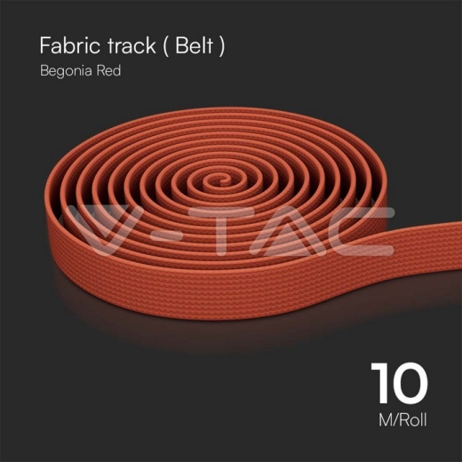 Fabric Track 10m/Roll Begonia Red Body - 2