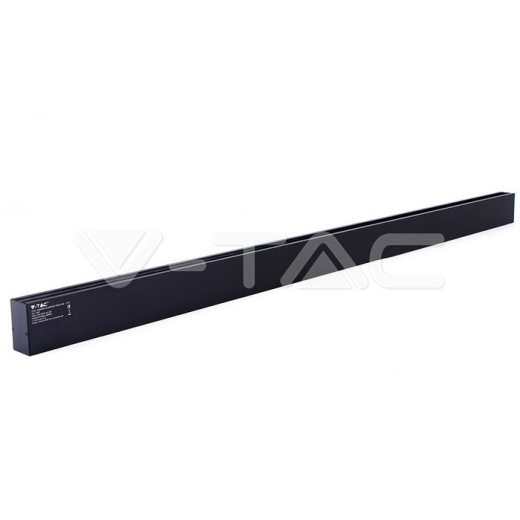 Aluminium Track Rail Black 2m - 3