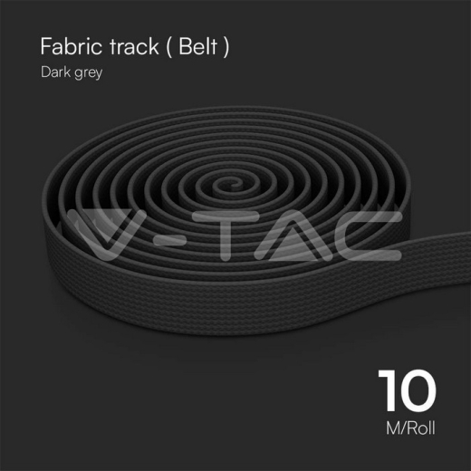 Fabric Track 10m/Roll Dark Grey Body - 2