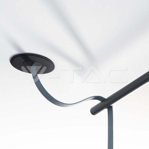 Remote Recessed Canopy Feeder Only (D90 x H72mm) Sandy Black Body - 3