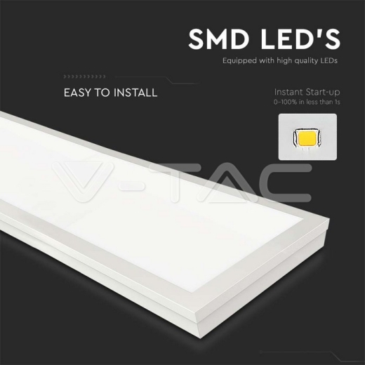 36W LED Panel 1200x300 mm 2in1 4000K 6PCS/SET - 3
