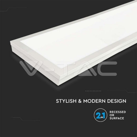 36W LED Panel 1200x300 mm 2in1 4000K 6PCS/SET - 4