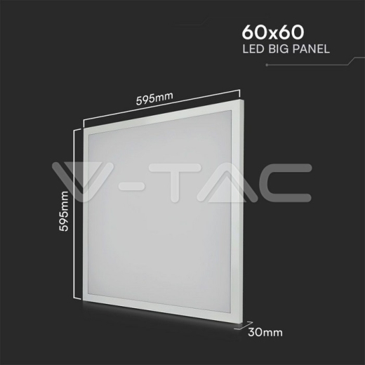 36W LED Panel 600x600 mm 2in1 6500K 6pcs/Set - 10