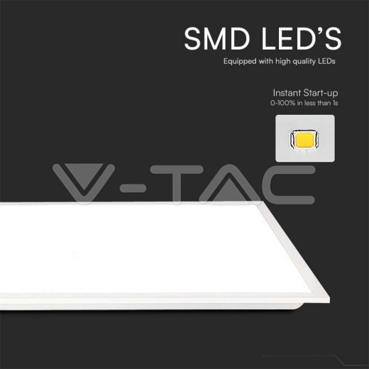 Panel LED 40W 1200x300 mm Retroiluminado 140Lm/W 6500K 6PCS/SET - 6