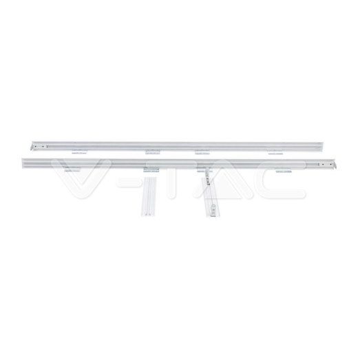 Aluminium Frame 300 x 1200 Screw Fixed White - 3