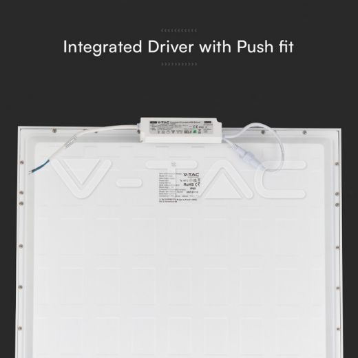 LED Panel 36W 595x595mm Backlit 120lm/W 6400K 6pcs/Set Flicker Free - 7