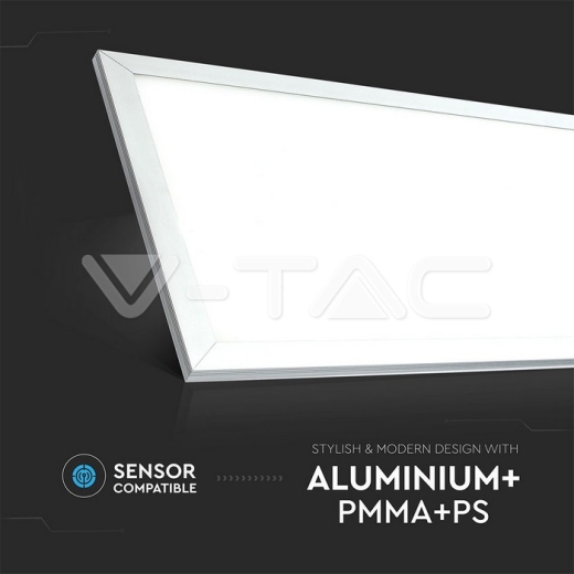 LED Panel 45W 1200 x 300 mm Blanco Natural Incl Driver Kit 6unid. - 6