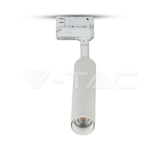 20W LED Tracklight SAMSUNG Chip White Body 4000K - 1