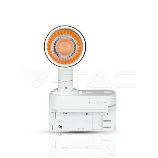 20W LED Tracklight SAMSUNG Chip White Body 4000K - 3