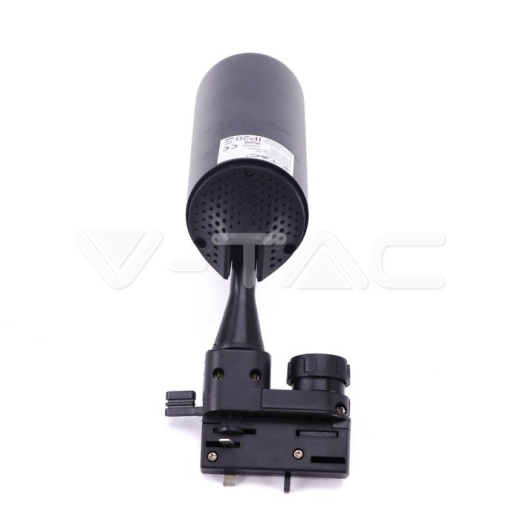 18W LED Tracklight SAMSUNG Chip Black Body 3000K - 3