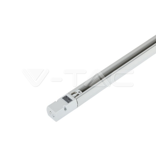 2 Meters White 4 Core Track - 1