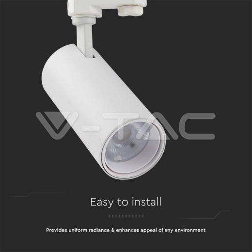 Foco LED COB 30W 3 en 1 Cuerpo Blanco - 4