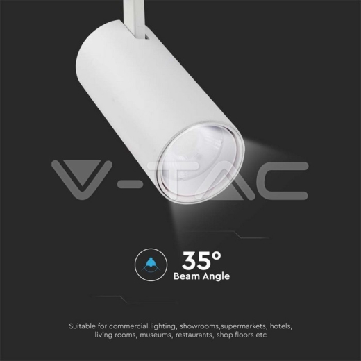 Foco LED COB 30W 3 en 1 Cuerpo Blanco - 5